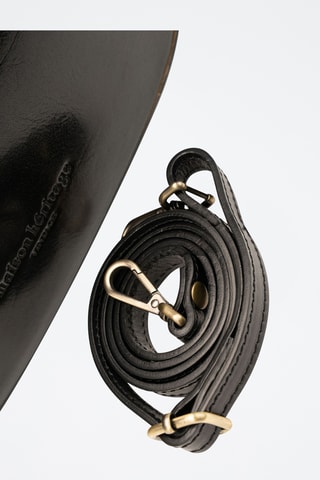 Sac porté épaule en cuir Emi - Noir