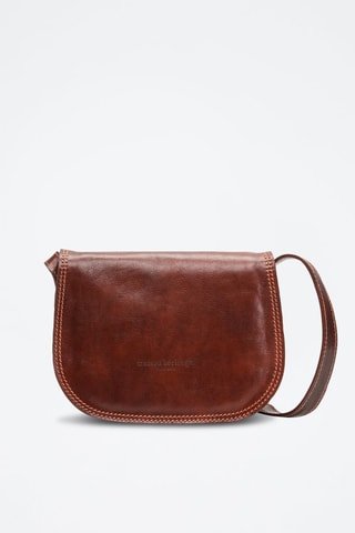 Sac bandoulière en cuir Lilly - Marron