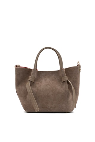 Sac à main en cuir Gini - Taupe