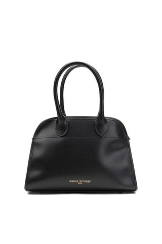 Sac à main en cuir Aquila - Noir