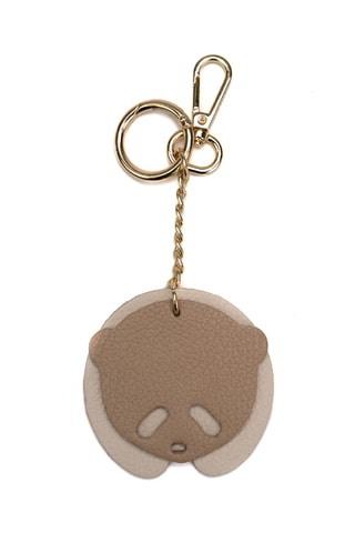 Porte-clés en cuir Ciuti - Taupe