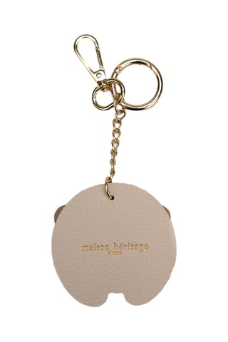 Porte-clés en cuir Ciuti - Taupe