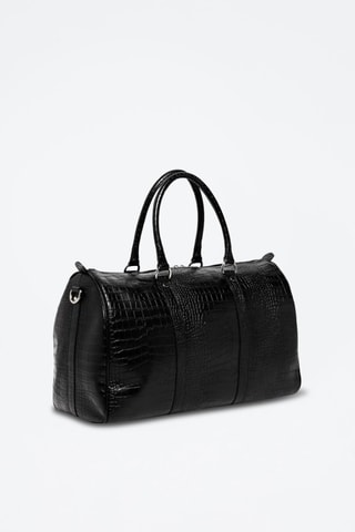 Sac bowling en cuir Nino - Noir
