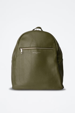 Sac à dos en cuir Jonas - Vert
