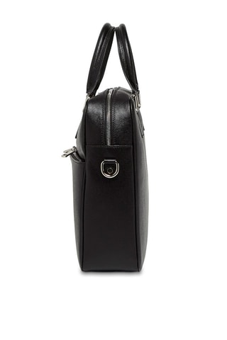 Porte-documents en cuir Mael - Noir