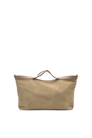 Cabas en cuir Casa - Taupe