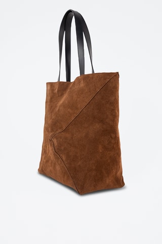 Cabas en nubuck - Marron