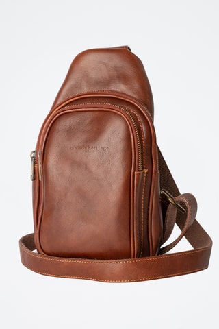 Sacoche en cuir Dante  - Marron