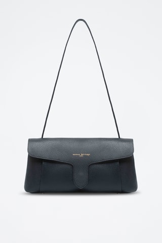 Sac porté épaule en cuir Solsice - Noir