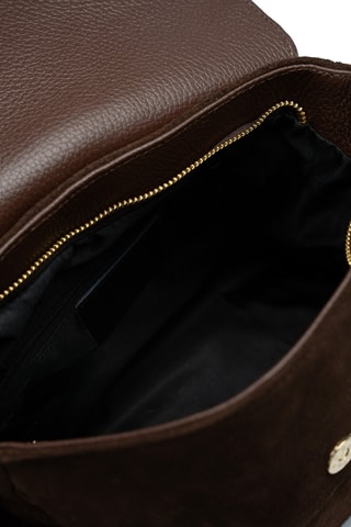 Sac porté épaule en cuir Kona - Marron