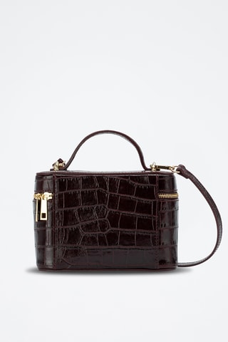 Sac bandoulière en cuir Bora - Bordeaux