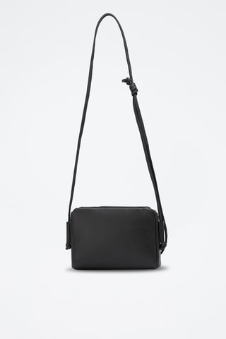 Sac bandoulière en cuir Hazan - Marron