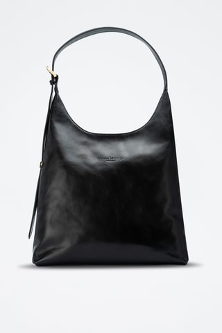 Sac porté épaule en cuir Kirai - Noir