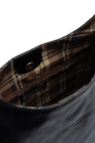 Sac porté épaule en cuir Kirai - Noir