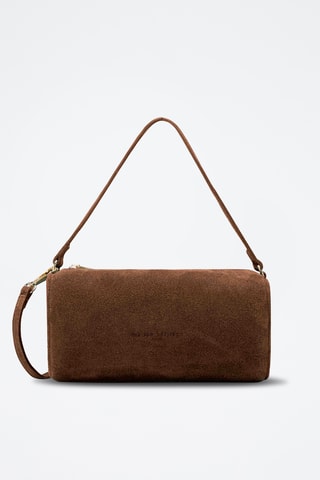 Sac à main en cuir suède Nuvola - Camel