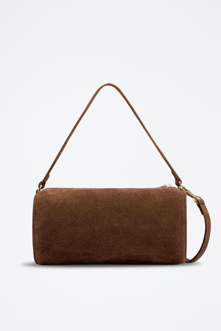Sac à main en cuir suède Nuvola - Camel