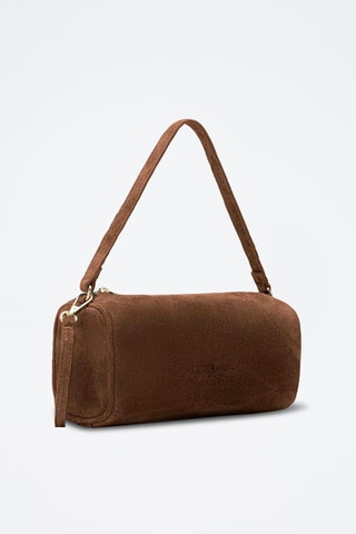 Sac à main en cuir suède Nuvola - Camel