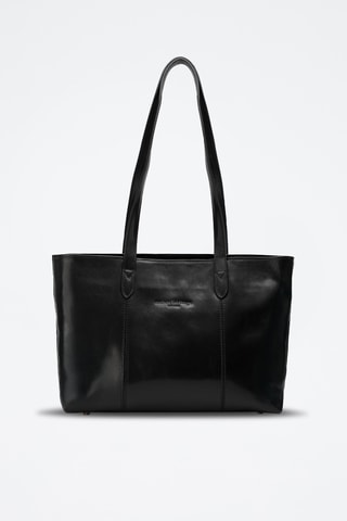 Cabas en cuir Cleria - Noir