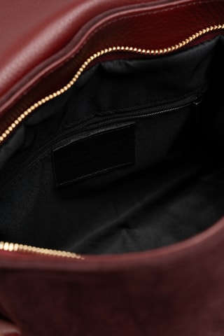 Sac porté épaule en cuir Kona - Bordeaux