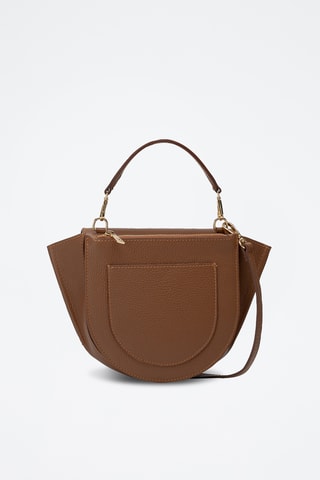 Sac bandoulière en cuir Vielti - Camel