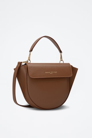 Sac bandoulière en cuir Vielti - Camel