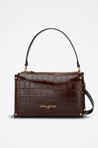 Sac à main en cuir Ombra - Marron
