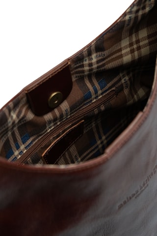 Sac porté épaule en cuir Kirai - Marron