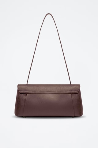 Sac porté épaule en cuir Solsice - Marron