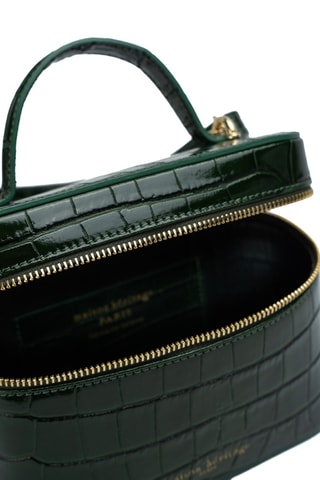 Sac bandoulière en cuir Bora - Vert foncé