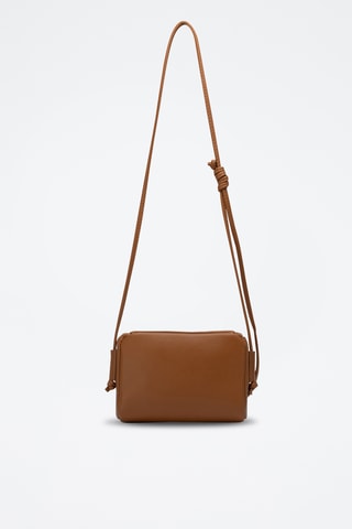 Sac bandoulière en cuir Hazan - Camel