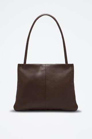 Cabas en cuir Helva - Marron