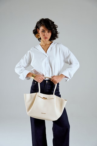 Bolso shopper Prato  - Beige