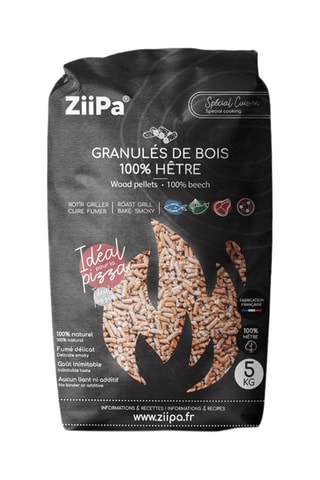 Pellets de bois en hêtre pour four à pizza - 5 kg