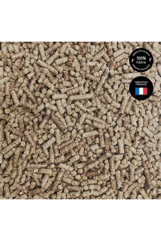 Pellets de bois en hêtre pour four à pizza - 5 kg