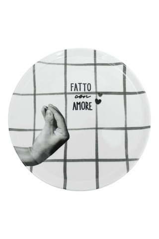 Assiette plate en céramique - 32,5 cm