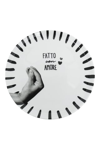 Assiette plate en céramique - 32,5 cm
