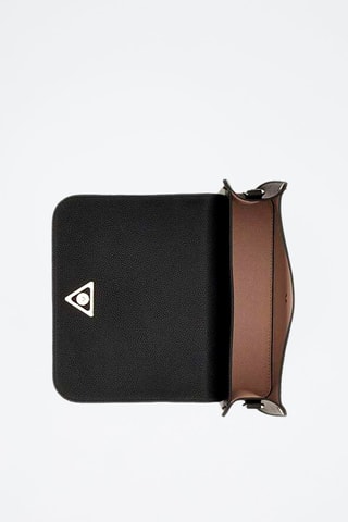 Sac bandoulière Meridian - Argenté et noir