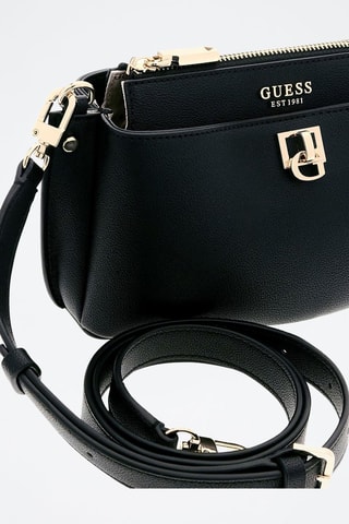 Sac bandoulière Bianca - Noir et doré