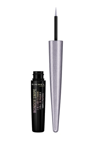 Eyeliner 2 en 1 sombra de ojos Wonder'swipe - 001 Silver - 1,7 ml - Rimmel