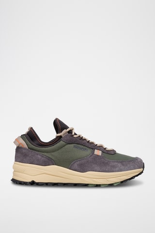 Baskets en nubuck - F5Vortec05/Cos - Gris foncé et vert foncé