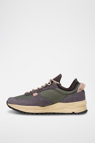 Baskets en nubuck - F5Vortec05/Cos - Gris foncé et vert foncé