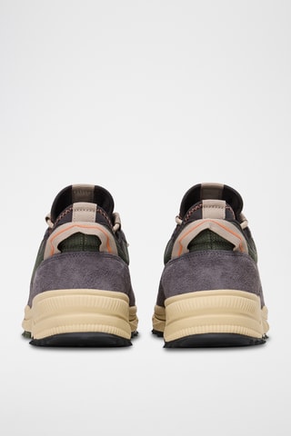 Baskets en nubuck - F5Vortec05/Cos - Gris foncé et vert foncé