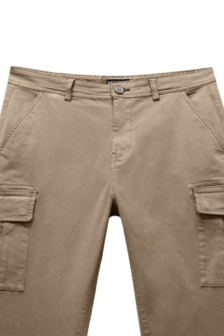 Pantalón regular fit - M-Yasuni Sl - Beige