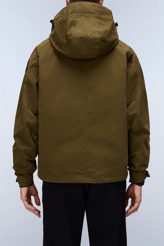 Chaqueta con capucha - A-Rivalto Cot - Caqui