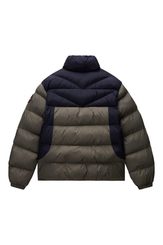 Anorak - A-Molveno Stand - Verde oliva y azul marino