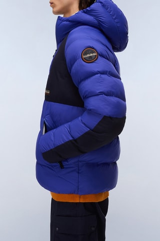 Anorak con capucha - A-Moesa Puf - Azul rey