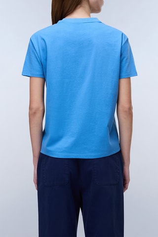 Camiseta relaxed - S-Antimony Ss W - Azul cobalto