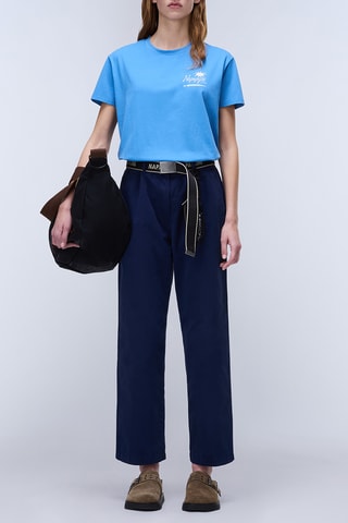 Camiseta relaxed - S-Antimony Ss W - Azul cobalto