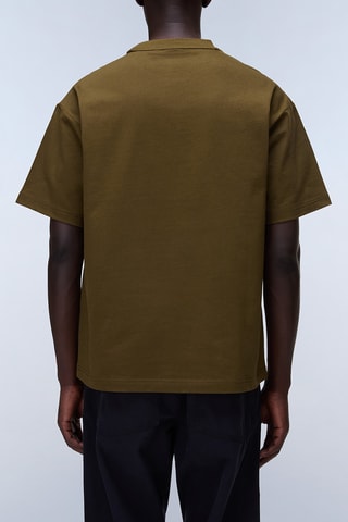 Camiseta loose - S-Elevated Logo Ss - Verde oscuro