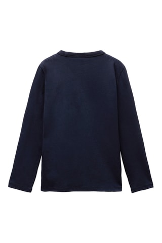 Camiseta regular fit - K S-Chamois Ls - Azul marino
